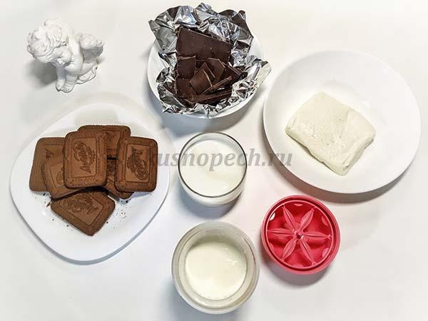 ингредиенты для торта из печенья