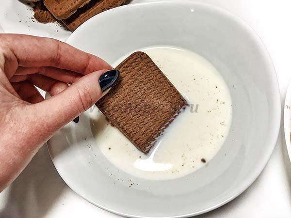 печенье с молоком