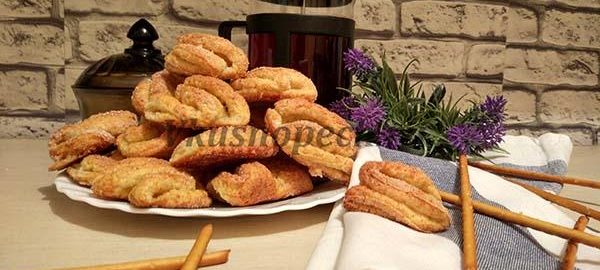 творожное печенье Треугольники пошаговый рецепт