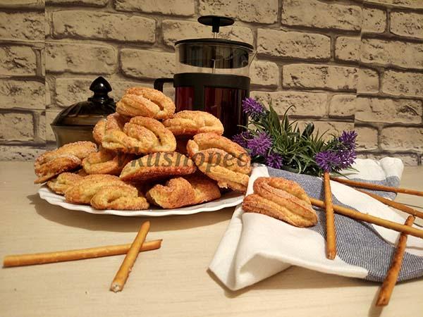 творожное печенье Треугольники пошаговый рецепт