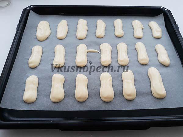 тесто для печенья савоярди