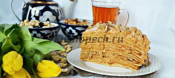торт из вафельных коржей