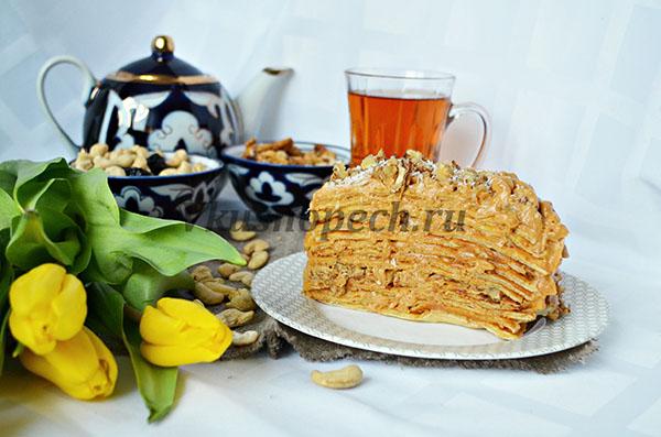 торт из вафельных коржей