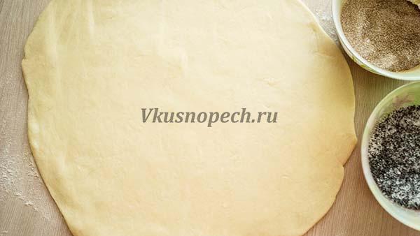 раскатанное тесто