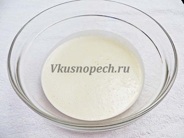 приготовление опары