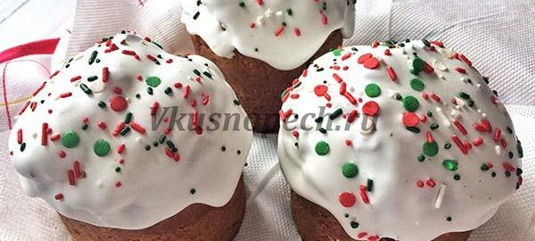 без дрожжевой кулич