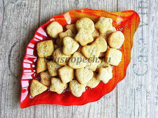 Творожное печенье без масла рецепт