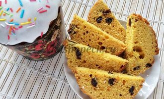 пасхальный кулич на сухих дрожжах