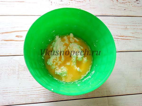 масло с творогом