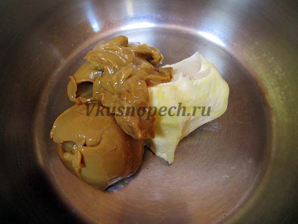 сгущенка с маслом