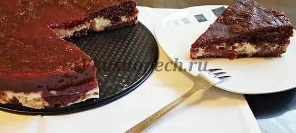 торт с вишней пошаговый рецепт