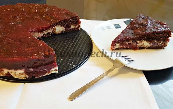 торт с вишней пошаговый рецепт