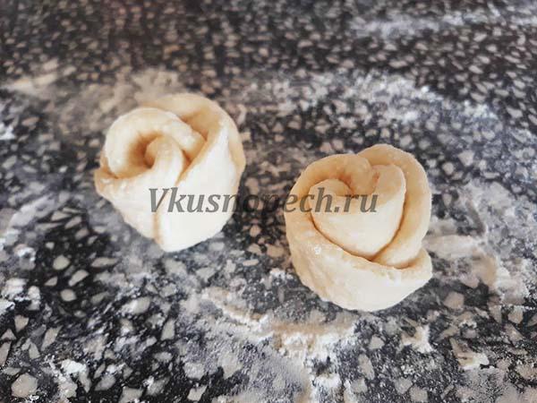 творожное печенье Розочки
