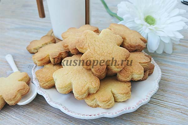 сахарное печенье пошаговый рецепт