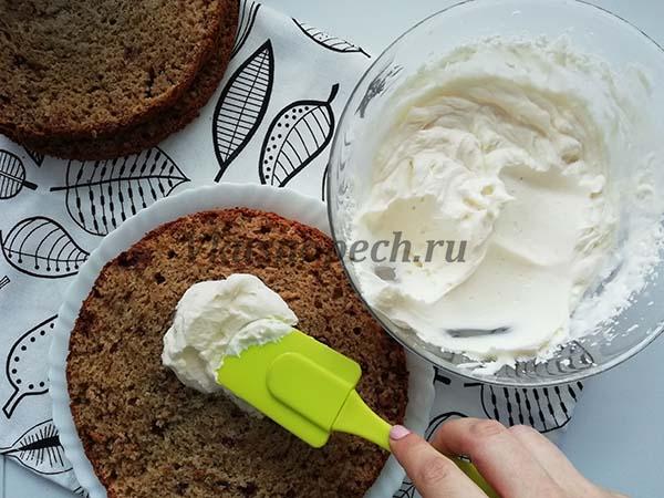 торт Негр в пене