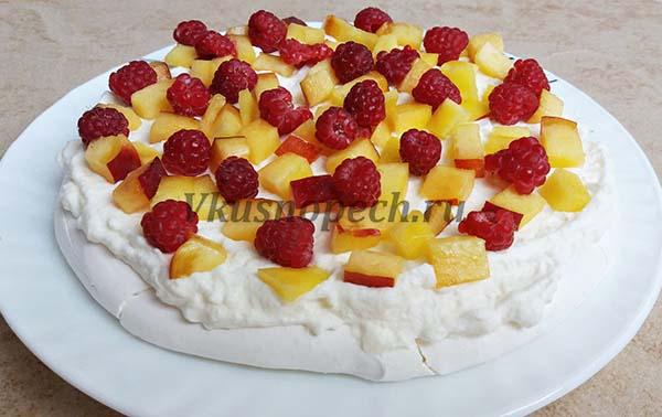 сборка торта безе