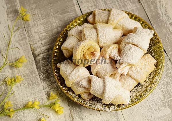 Рогалики с повидлом пошаговый рецепт