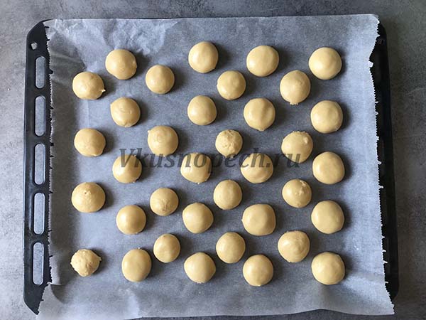 шарики из теста