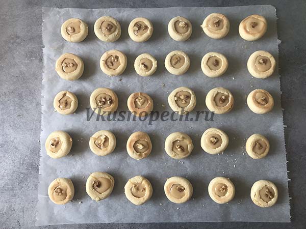 печенье персики