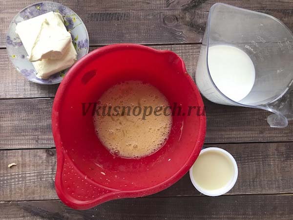 приготовление крема для торта Наполеон