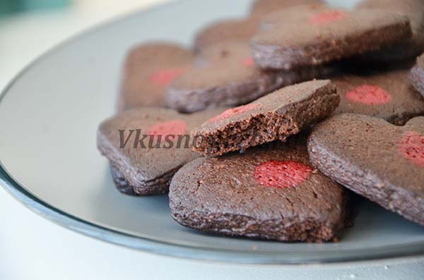 печенье сердечки пошаговый рецепт