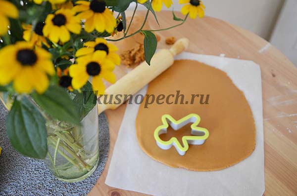 тесто для печенья с корицей