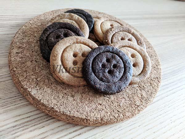 печенье пуговицы