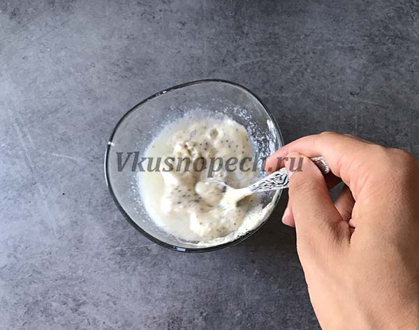 приготовление макового бисквита