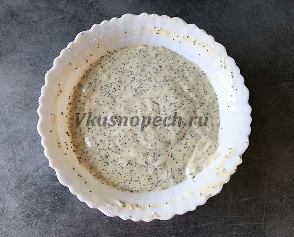 тесто для макового бисквита