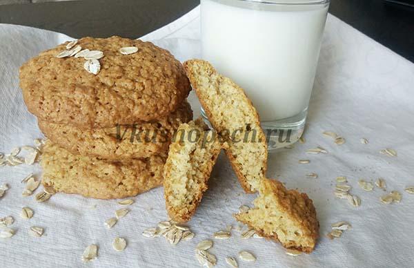 овсяное печенье с медом пошаговый рецепт