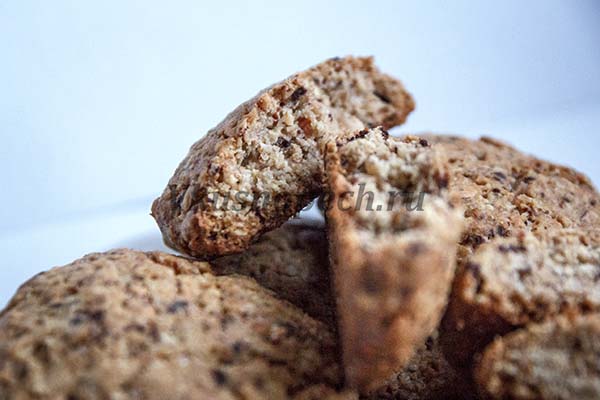 овсяное печенье с шоколадом