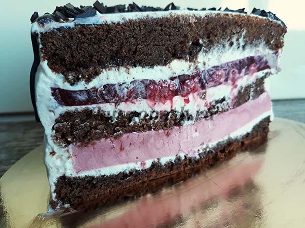 торт Шоколад - малина