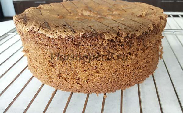 бисквит на горячем молоке