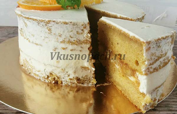 тыквенный торт рецепт с фото