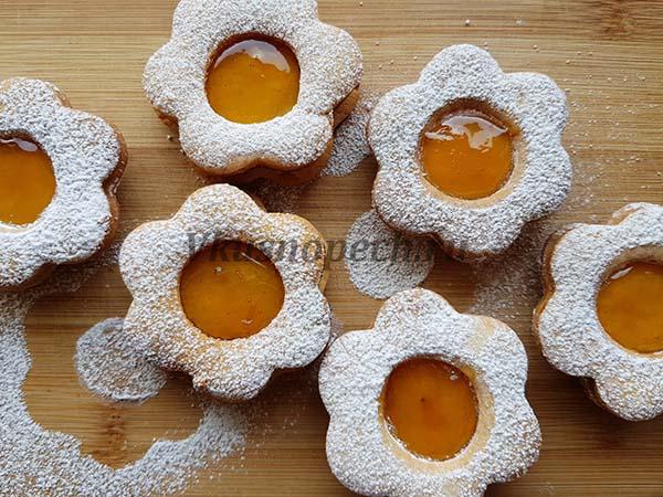 печенье минутка с повидлом