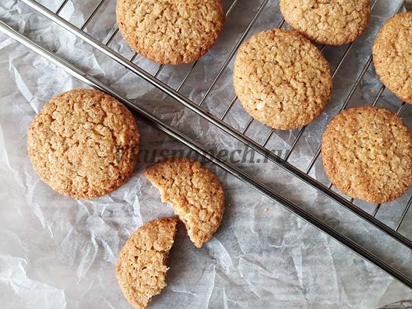 овсяное печенье без яиц