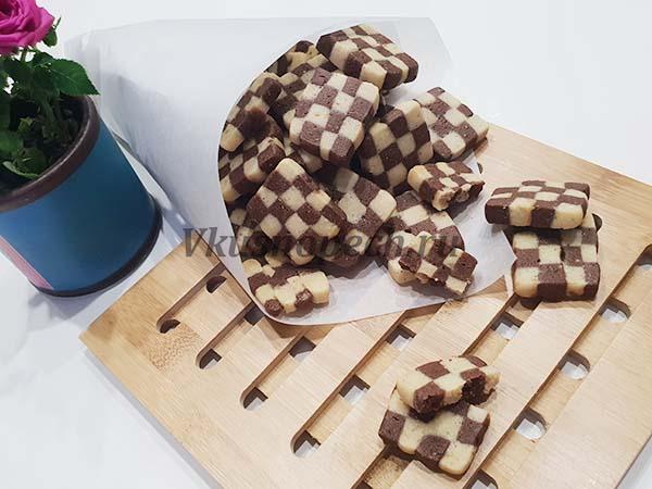 шоколадно ванильное печенье