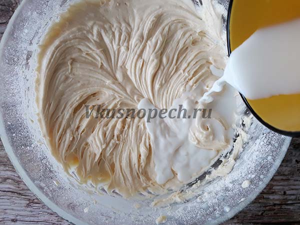 тесто для кексов с молоком