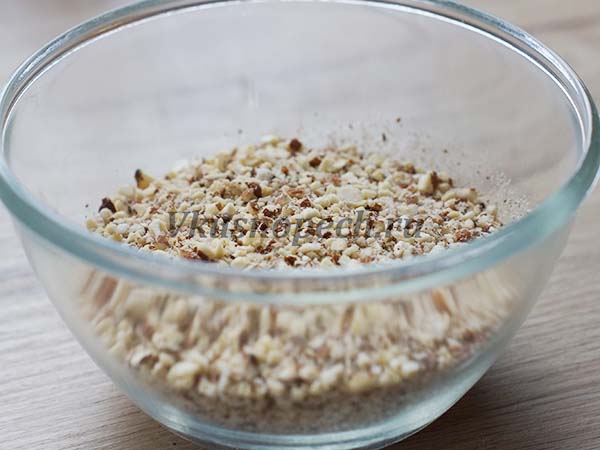 измельченные орехи