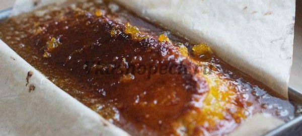 апельсиновый кекс с пропиткой