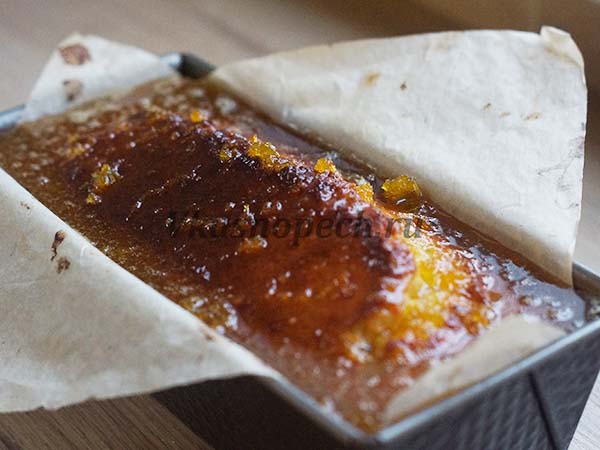 апельсиновый кекс с пропиткой