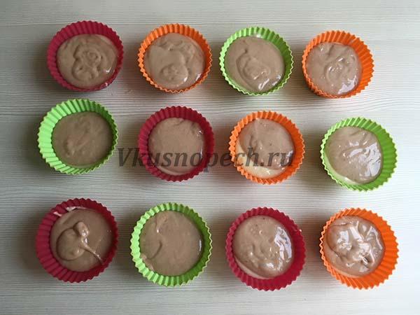 тесто в формочках