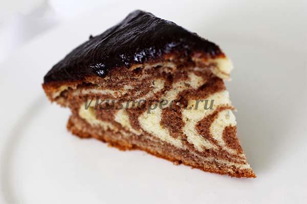 кекс Зебра рецепт с фото