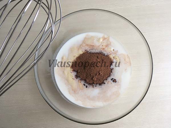 тесто с какао