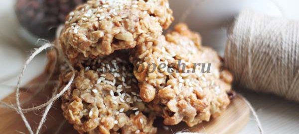 рецепт печенья из мюсли