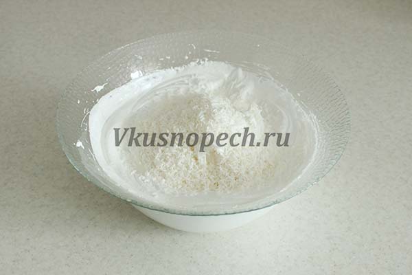 кокосовая стружка с белками