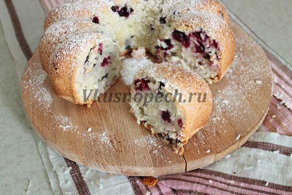 кекс с кокосовой стружкой