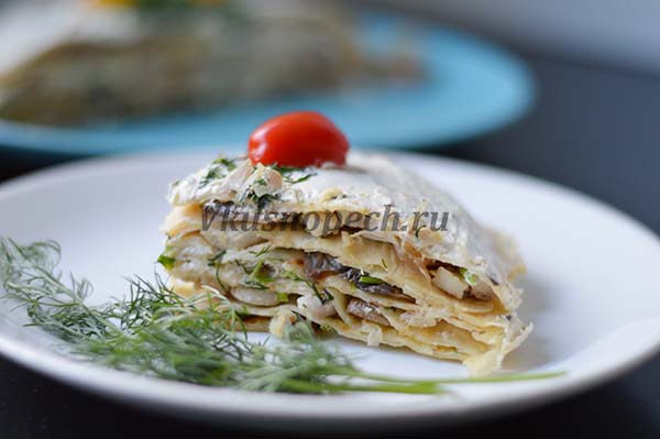 закусочный торт рецепт с фото