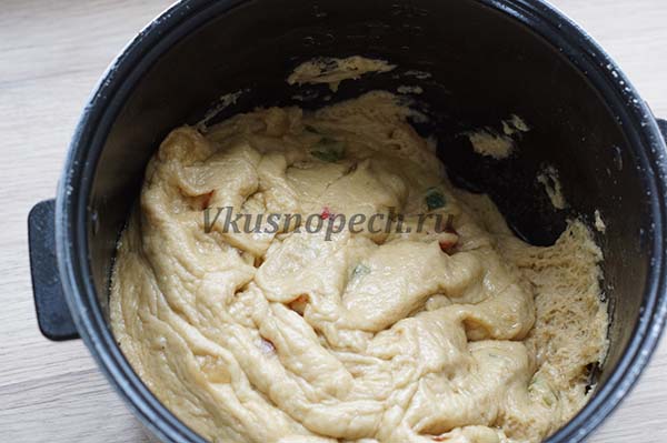 тесто в мультиварке