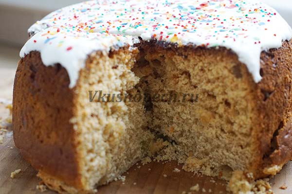 кулич в мультиварке рецепт